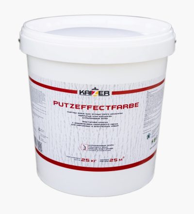 Фактурная краска с добавлением кварцевых частиц — Putzeffectfarbe