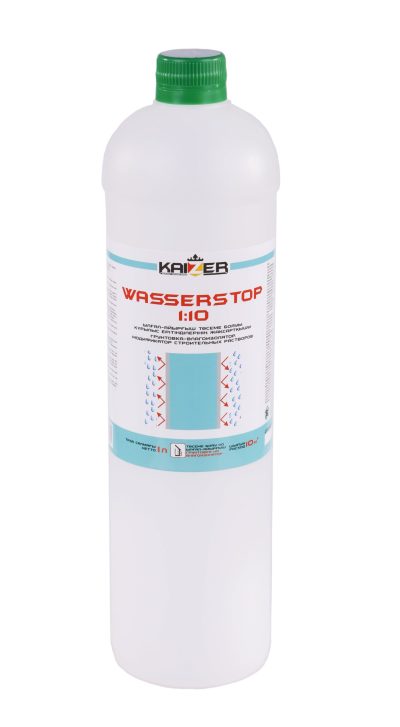 Щелочестойкая, грунтовка-влагоизолятор  — Wasser stop 1:10 AR